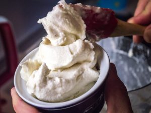Helado de turrón