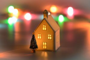 Casa Navidad segura embarazada